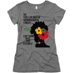 Ladies Slim Fit Super Soft Triblend Tee