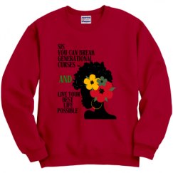 Unisex Film and Foil Crewneck Sweatshirt