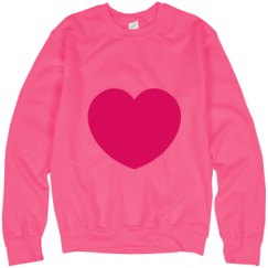 Unisex Neon Crewneck Sweatshirt