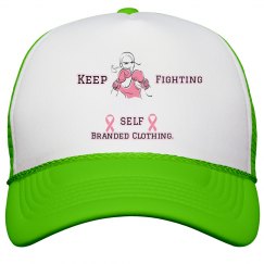 Pink Cancer Ribbon Hat Pink