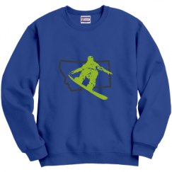 Unisex Film and Foil Crewneck Sweatshirt