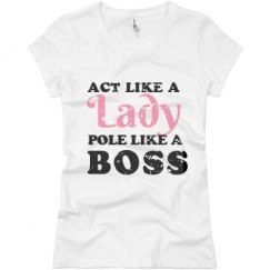 Ladies Slim Fit Basic Promo Jersey Tee