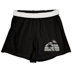 Slim Fit Cheer Shorts