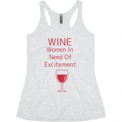 Ladies Slim Fit Super Soft Racerback Triblend Tank