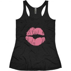 Pink lip tank
