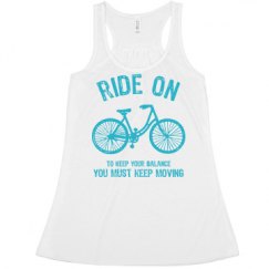 Ladies Flowy Racerback Tank