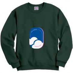 Unisex Film and Foil Crewneck Sweatshirt