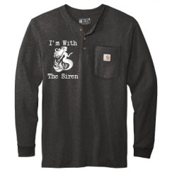 Unisex Carhartt Long Sleeve Henley Tee 