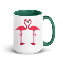 15oz Ceramic Mug with Color Inside