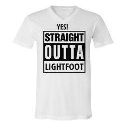 Unisex V-Neck Jersey Tee