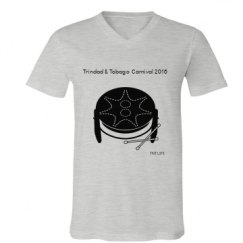 Unisex V-Neck Jersey Tee