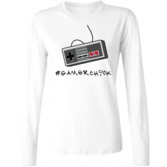 Ladies Relaxed Fit Basic Long Sleeve Tee