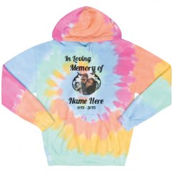 Unisex Tie-Dye Fleece Hoodie
