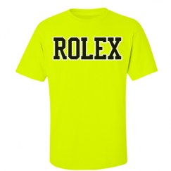 Unisex Ultra Cotton Safety Neon Crewneck Tee