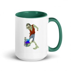 15oz Ceramic Mug with Color Inside