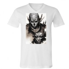 Unisex V-Neck Jersey Tee