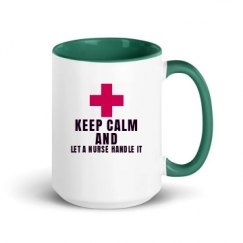 15oz Ceramic Mug with Color Inside