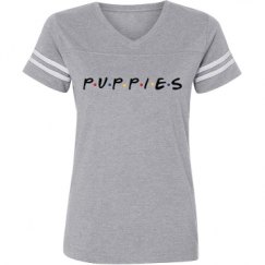 Ladies Relaxed Fit Vintage Sports Tee