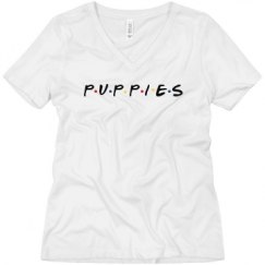 Ladies Relaxed Fit V-Neck Tee