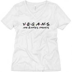 Ladies Relaxed Fit V-Neck Tee