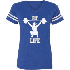 Ladies Relaxed Fit Vintage Sports Tee