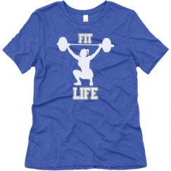 Ladies Relaxed Fit Super Soft Triblend Tee