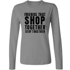 Ladies Relaxed Fit Basic Long Sleeve Tee