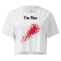 Ladies Festival Cali Crop Top Tee