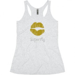 Ladies Slim Fit Super Soft Racerback Triblend Tank