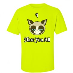 Unisex Ultra Cotton Safety Neon Crewneck Tee