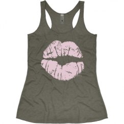 Ladies Slim Fit Super Soft Racerback Triblend Tank
