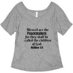 Ladies Flowy Slouchy Tee