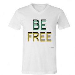 Unisex V-Neck Jersey Tee