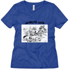 Ladies Relaxed Fit V-Neck Tee