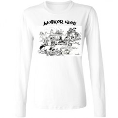 Ladies Relaxed Fit Basic Long Sleeve Tee