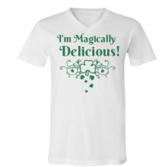 Unisex V-Neck Jersey Tee