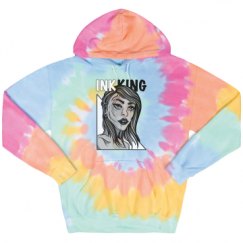 Unisex Tie-Dye Fleece Hoodie