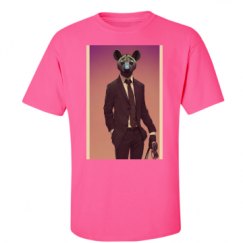 Unisex Ultra Cotton Safety Neon Crewneck Tee