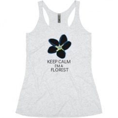 Ladies Slim Fit Super Soft Racerback Triblend Tank