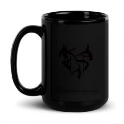 15oz Black Glossy Mug