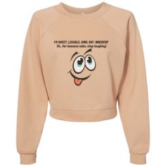 Women's Raglan Pullover Fleece