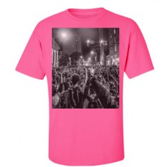 Unisex Ultra Cotton Safety Neon Crewneck Tee