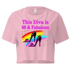 Ladies Festival Cali Crop Top Tee