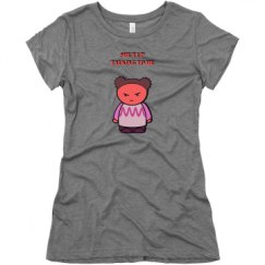 Ladies Slim Fit Super Soft Triblend Tee