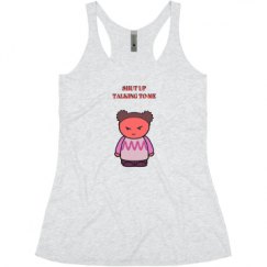 Ladies Slim Fit Super Soft Racerback Triblend Tank