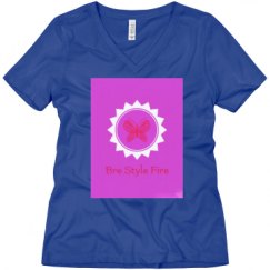 Ladies Relaxed Fit V-Neck Tee