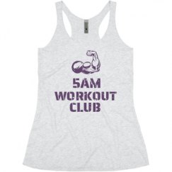 Ladies Slim Fit Super Soft Racerback Triblend Tank