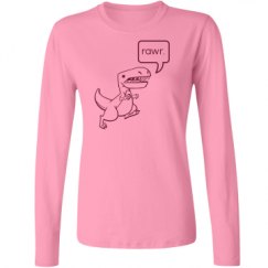 Ladies Relaxed Fit Basic Long Sleeve Tee
