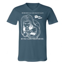 Unisex V-Neck Jersey Tee