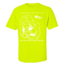 Unisex Ultra Cotton Safety Neon Crewneck Tee